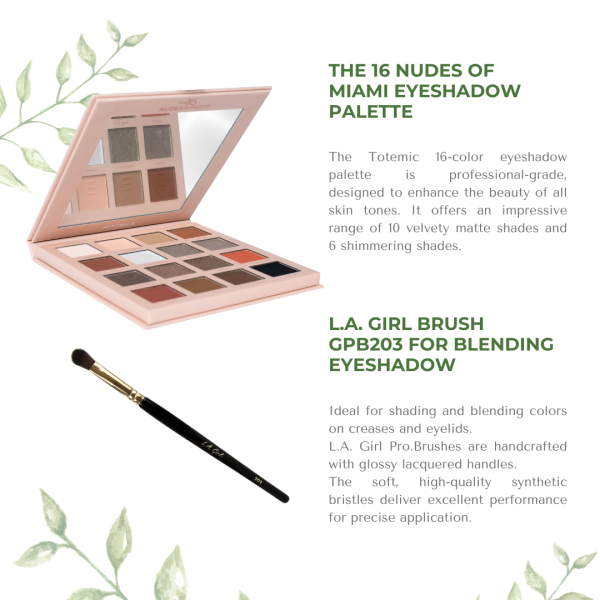 The 16 Nudes of Miami Eye Shadow Palette